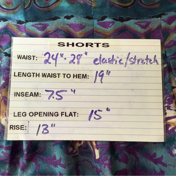 Vintage 80s Petite Sophisticate Pleated Bermuda Shorts Size Small Boho Whimsy - Picture 8 of 9